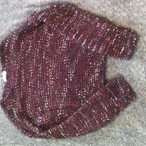 Loose weave knit boucle sweater Made with Love by FCT